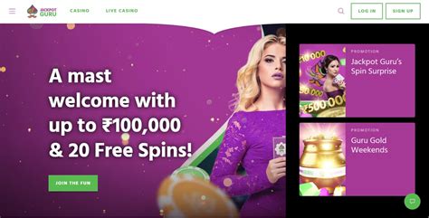 Jackpot Guru Casino Review 2023 – A Top Indian Casino.